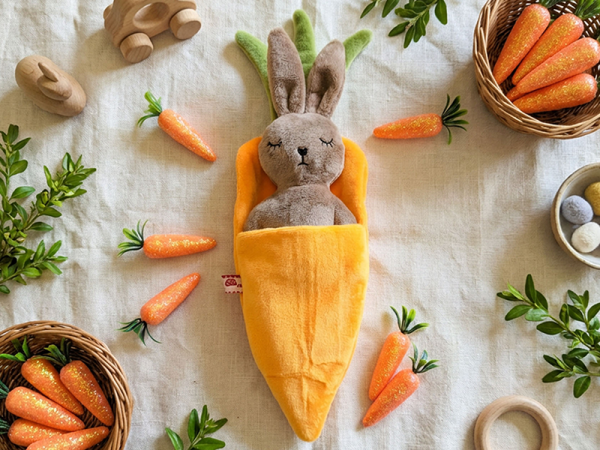 Hase im Wurzelbett - ITH-Stickdatei